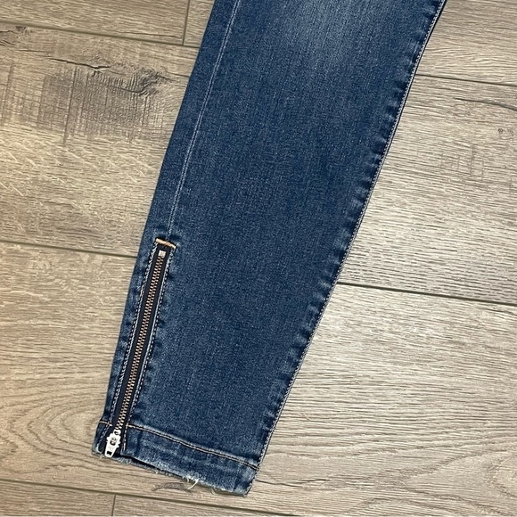 JOIE Women's Blue Cruise Park Denim Ankle Zip Jeans Sz 27 - Picture 4 of 10